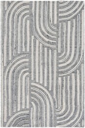 Safavieh Kilim KLM653G Dark Grey and Ivory