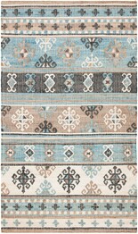 Safavieh Kilim KLM754M Blue and Ivory