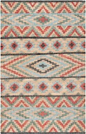 Safavieh Kilim KLM758Q Natural and Red