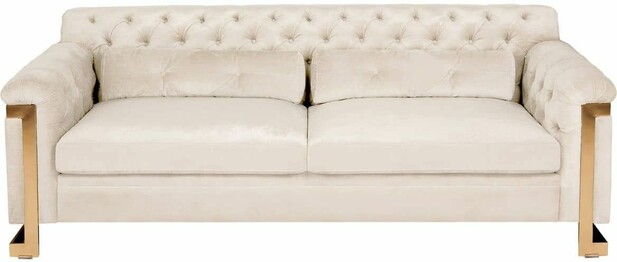 LETHBRIDGE TUFTED VELVET SOFA