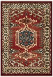 Safavieh Kashan KSN308Q Red and Ivory