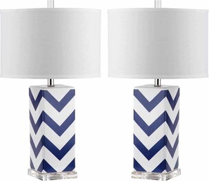 CHEVRON STRIPE TABLE LAMP