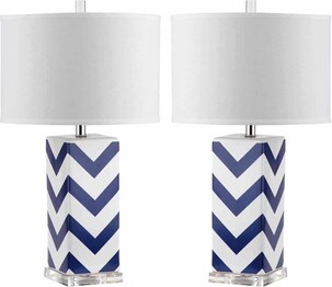 CHEVRON STRIPE TABLE LAMP