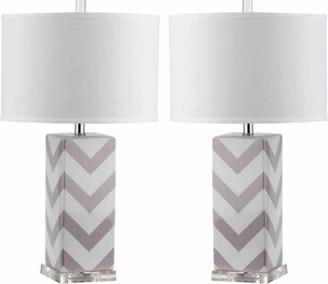 CHEVRON STRIPE TABLE LAMP