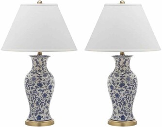 BEIJING FLORAL URN TABLE LAMP