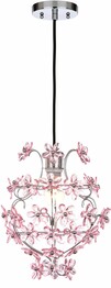 RAZ FLORAL PENDANT LAMP