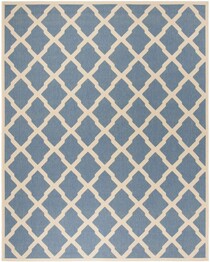 Safavieh Linden LND122M Blue and Creme