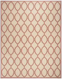 Safavieh Linden LND124Q Red and Creme
