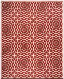 Safavieh Linden LND127Q Red and Creme