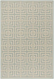 Safavieh Linden LND128K Aqua and Cream