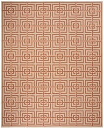Safavieh Linden LND128R Cream and Rust