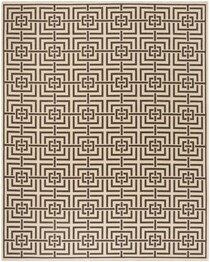 Safavieh Linden LND128U Creme and Brown