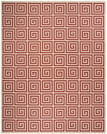Safavieh Linden LND129Q Red and Creme