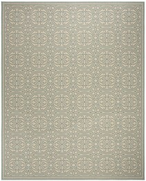 Safavieh Linden LND134K Aqua and Cream