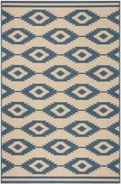Safavieh Linden LND171M Blue and Creme