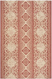 Safavieh Linden LND174Q Red and Creme