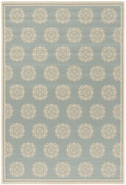 Safavieh Linden LND181K Aqua and Cream