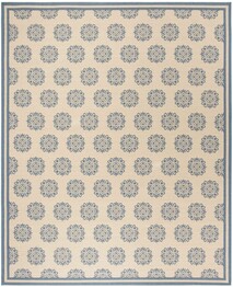Safavieh Linden LND181M Blue and Creme