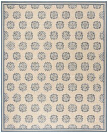 Safavieh Linden LND181M Blue and Creme