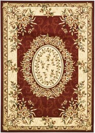 Safavieh Lyndhurst LNH328C Red and Ivory