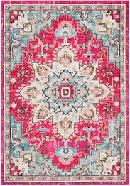 Safavieh Madison MAD473A Fuchsia and Blue