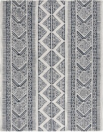 Safavieh Metro MET452M Blue and Ivory