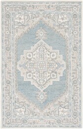 Safavieh Metro MET615K Light Blue and Ivory