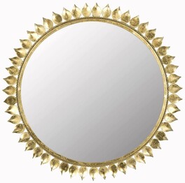 LEAF CROWN SUNBURST MIRROR