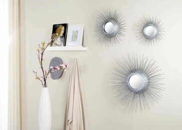 SUNBURST TRIPTYCH MIRROR SET