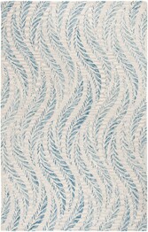 Safavieh MicroLoop MLP170A Ivory and Blue