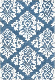 Safavieh MicroLoop MLP221M Blue and Ivory