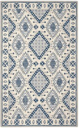 Safavieh MicroLoop MLP511M Ivory and Blue