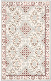 Safavieh MicroLoop MLP511Q Ivory and Red