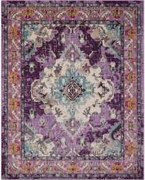 Safavieh Monaco MNC243L Violet and Light Blue