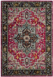 Safavieh Monaco MNC253J Fuchsia and Grey