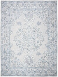 Safavieh Martha Stewart MSR3370M Light Blue and Ivory