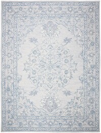 Safavieh Martha Stewart MSR3370M Light Blue and Ivory