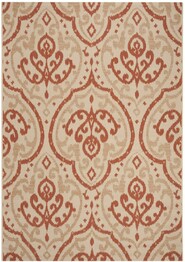 Safavieh Martha Stewart MSR411423112 Beige and Terracotta