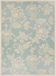 Safavieh Martha Stewart MSR418221321 Aqua and Beige