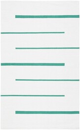 Safavieh Montauk MTK311X Ivory and Dark Green
