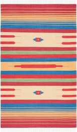 Safavieh Montauk MTK554Q Red and Blue