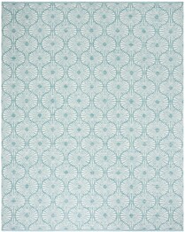 Safavieh Montauk MTK606H Aqua and Ivory