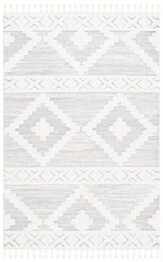 Safavieh Moroccan Tassel Shag MTS640A Ivory and Beige