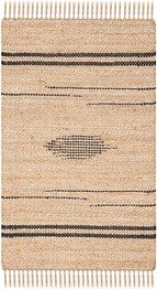 Safavieh Natural Fiber NF121Z Black and Natural
