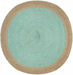 Safavieh Natural Fiber NF801A Aqua and Natural