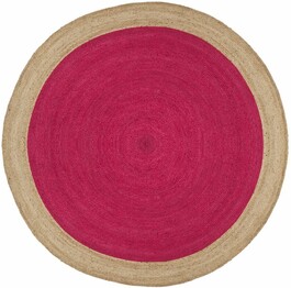 Safavieh Natural Fiber NF801C Fuchsia and Natural