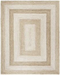 Safavieh Natural Fiber NF884F Grey and Ivory