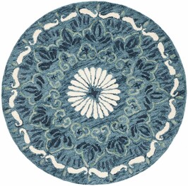 Safavieh Novelty NOV602M Blue and Ivory