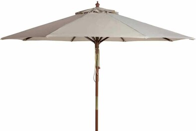 BETHANY 9FT WOODEN UMBRELLA