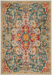 Safavieh Phoenix PHX156B Blue and Yellow